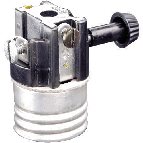 Leviton VA-HP008, Pack of 1, 7070-M Medium Base Interior Only, Shell Incandescent Lampholder