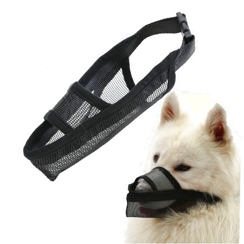 Lankweek Dog Muzzle Anti Biting Barking - Soft Air Mesh Breathable and Drinkable，Adjustable Loop Pet Muzzle for Small Medium Large Dogs(XL)