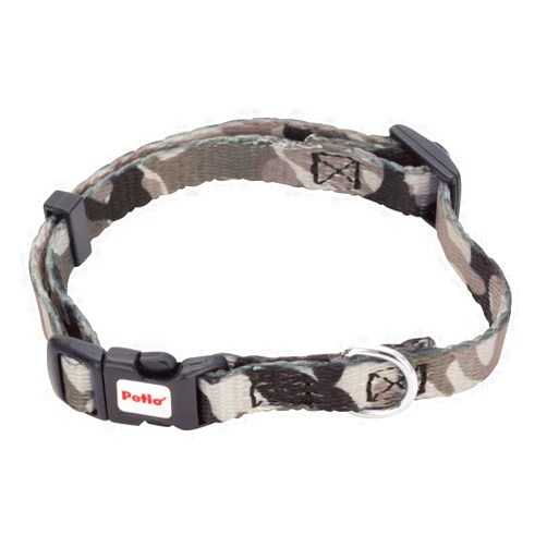Petio ARFashion Collar, Camouflage Color, Gray, for Ultra-Small Dogs, Size SS