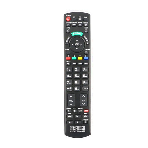 ECONTROLLY New N2QAYB000703 N2QAYB000837 N2QAYB000926 Remote Control fits for Panasonic TV TCL47WT50X TCL55DT50 TC-L55DT50 TCL55ET5 TC-L55ET5 TC-L55LE54 TCL55LE54 TCL55WT50 TC-L55WT50 TCP50GT50 TC-P50GT50