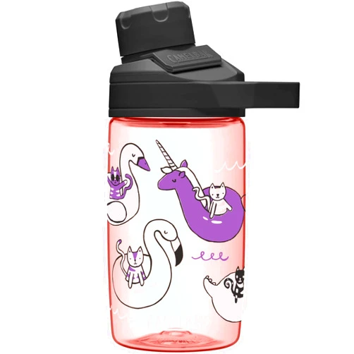 CamelBak Chute Mag Kids BPA Free Water Bottle with Tritan Renew, 14oz, Floatie Cats