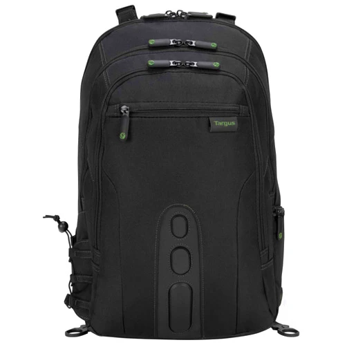 Targus Spruce EcoSmart Travel Laptop Backpack for 15.6 inch Laptops, TSA-Friendly Carry On Backpack Laptop Bag for Work and Travel, Black (TBB013US)
