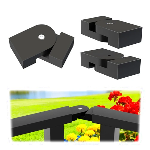 Zylorix 3Pack 180° Adjustable Level Pivot Connector for 2.36