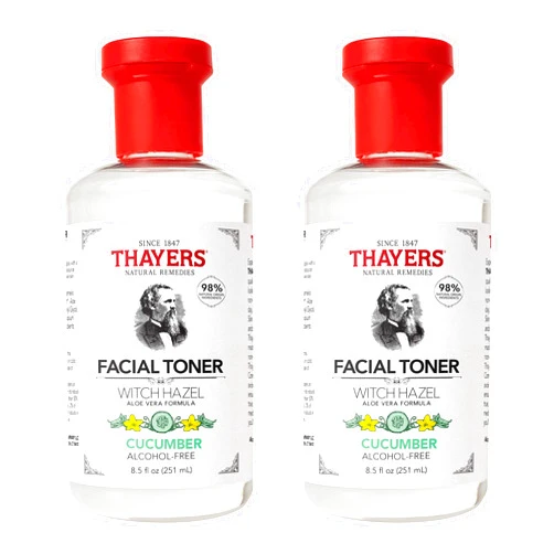 Thayers Alcohol-Free, Hydrating Cucumber Witch Hazel Facial Toner with Aloe Vera Formula, 8.5 Oz (Pack of 2)