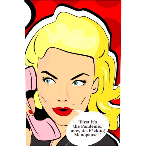 ColeCom Media Menopause is a Bitch - and Then You Dry! Peri-Menopause Menstrual Cycle Tracker, Symptom & Mood Tracker Designed Specifically for Women on the Edge ... of Change!