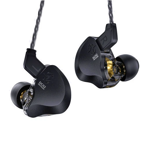 Kinboofi CCZ DC02 in Ear Monitor Wired IEM Headphons and kbear 16 core Upgrade HiFi IEM Cable
