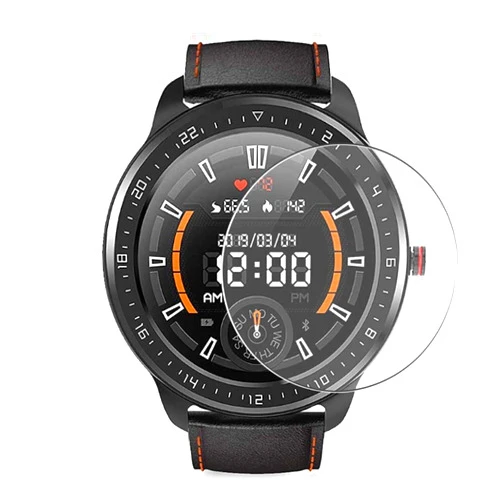 Puccy 3 Pack Tempered Glass Screen Protector Film, compatible with iQuark N06 Smartwatch Smart watch Protectors Guard