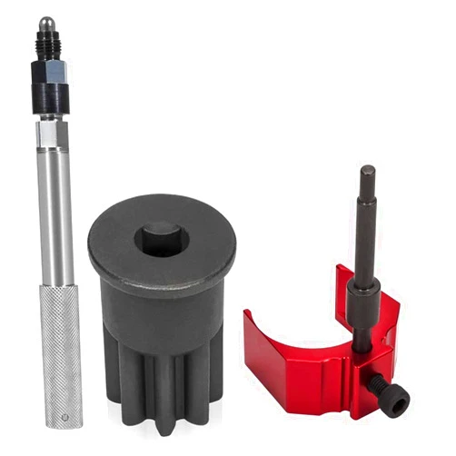 Opall For Caterpillar(CAT) 3406E, C-15, C-16 TDC valve/Injection Timing Service Tool Kit-J 42083 Automatic Timing Pin with Adapter, 9U-7227 Injector Height Adjustment Gauge Tool & Engine Barring Socket