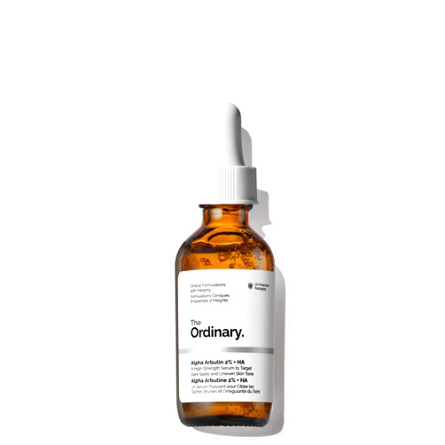 The Ordinary Alpha Arbutin 2% + Hyaluronic Acid, Brightens Skin and Targets Dark Spots, 1 Fl Oz