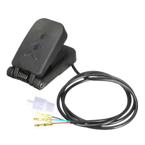 MOOTINGMOTO ATV Foot Accelerator Pedal Throttle Speed Control Universal for Electric Bikes Scooters ATV Karting (3 Pin Wire)