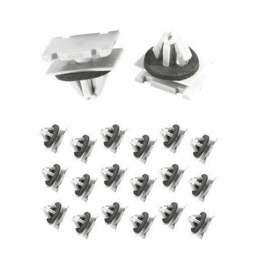 UBOG 20PCS Fender Flare Clips,Rocker Panel Clips,Wheel Well Clips,Car Accessories Automotive Clips,Car Rocker Molding Retainer Clip,Rocker Wheel Flare Moulding Clips,Replace #68172491AA 68271803AA