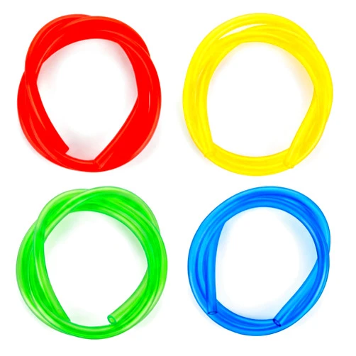 Nuanchu 4 Pcs Aquarium Tubing Kit for Dosing Pump, 40 Inch Fluid Transfer Hoses for Saltwater & Reef Tank, Aquarium Reservoir Container Accessory