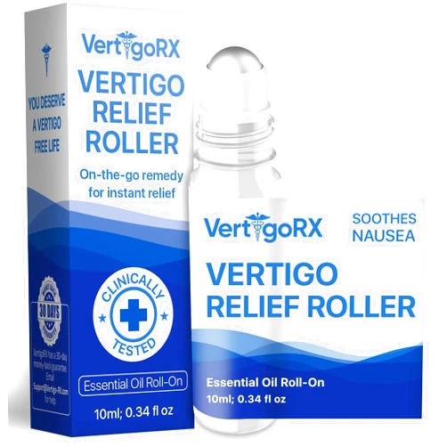 VertigoRX Vertigo Relief Roll-On (10ml) | Natural Vertigo Treatment Supporting Dizziness Relief | Vertigo Relief Products for Inner Ear Balance | Cure Vertigo Naturally