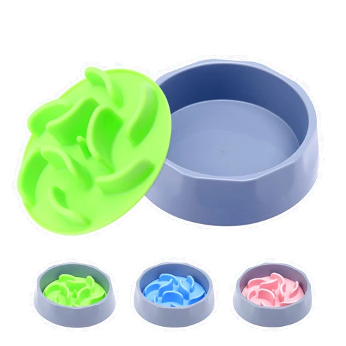 Stankeloko Slow Feeder Dog Bowls Insert, Anti-Choking Puzzle Dog Food Bowls,2-in-1 Puppy Slow Feeder Bowl for Fast Eater, Dog Dishes to Slow Down Eating(Green)