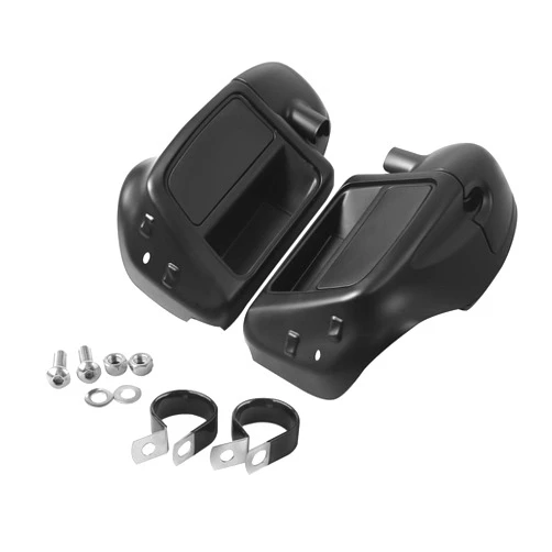 XFMT Motorcycles Matte Black Lower Vented Leg Fairing W/Glove Box For Harley air-cooled Touring Road King Street Glide Road Glide Electra Glide 2014-2024