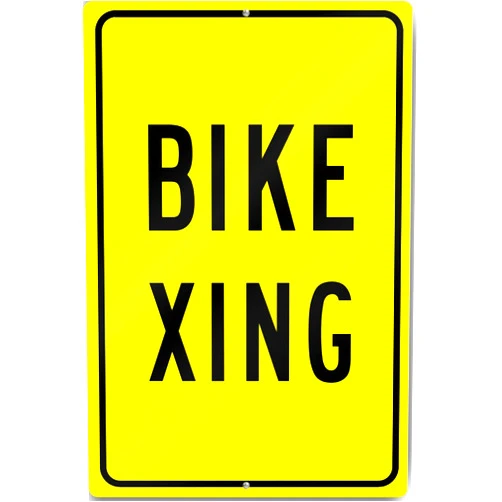 SignsToYou.com Bike Crossing Sign 12