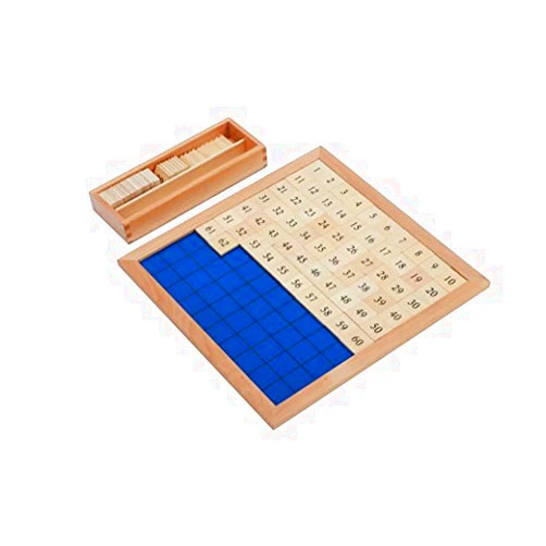 Adena Montessori Hundred Board - Montessori Educational Learning Math Toys for Kids