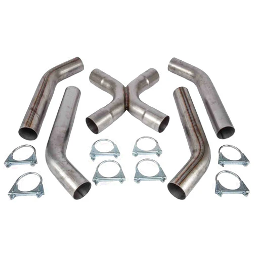 JEGS 30663 Universal X-Pipe Kit 2-1/2