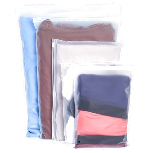 JETFLIP 30 Pcs Clothes Packaging Bags Plastic Packing Bags Reusable Zip Clothing Bag Travel Storage Bags Frosted Waterproof Organizers Pouch for Clothes Shipping Shoes Cosmetics Travel Essentials