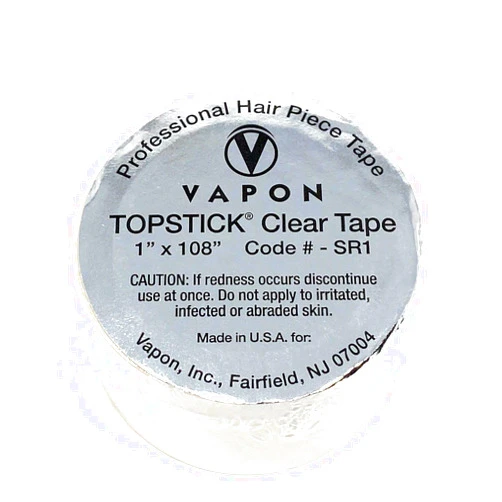 Vapon Double Sided Medical Grade Adhesive Tape Roll, 1 Inches x 108 Inches-Clear