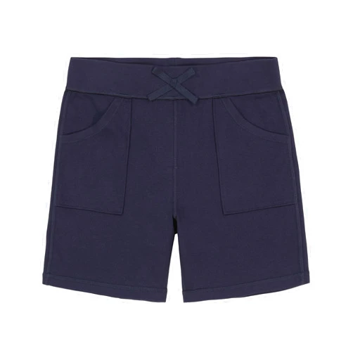 Nautica Girls' School Uniform Sensory-Friendly Soft Pull-on Short
