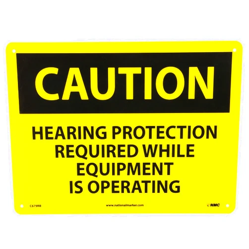 NMC C679RB OSHA Sign, Legend 