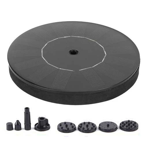 MXGZ Water Fountain, Bird Bath Fountain, 1W Automatic Monocrystalline Silicon for Garden Fish Decoration (601 Solar Fountain)