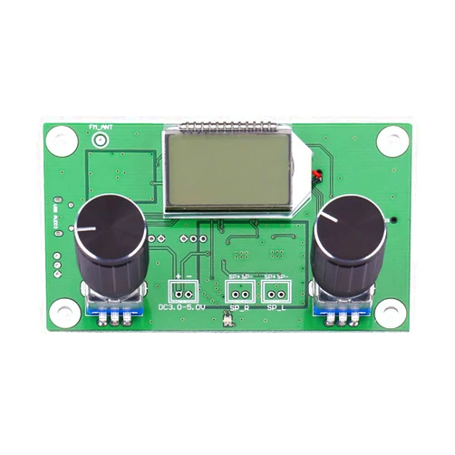 Tiiyee Digital FM Receiver Module, Radio Receiver Module DC 3V to 5V Stereo Adjustable Frequency Modulation Wireless for Receive DSP PLL 87MHz-108MHz Support Serial Port Control DIY Radio Kit LCD Display
