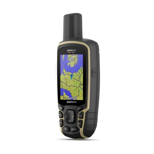 Garmin GPSMAP 65, Button-Operated Handheld with Expanded Satellite Support and Multi-Band Technology, 2.6