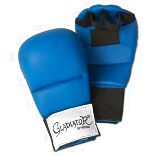 ProForce Gladiator Karate Sparring Gloves - Blue - Small