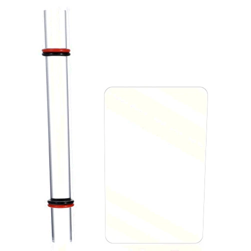 AHQiZFX 2 Pcs Polymer Clay Tools, Acrylic Roller for Polymer Clay with Thickness Rings, Acrylic Sheet Rectangle Shape, Clay Rolling Pin, Clear Clay Art Craft DIY Polymer Clay Tool
