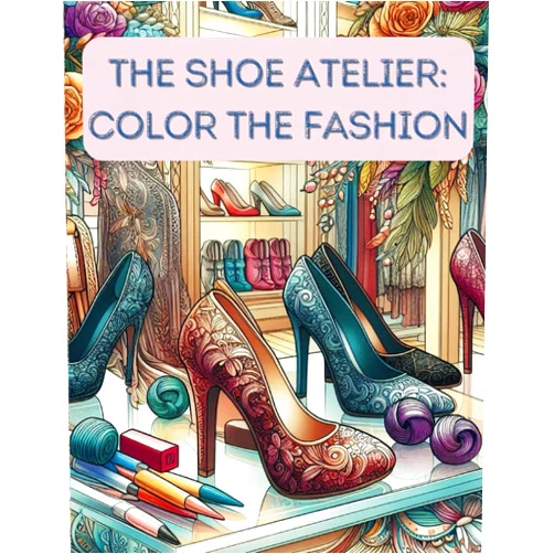 Lily Tomson The Shoe Atelier: Color the Fashion (Italian Edition)