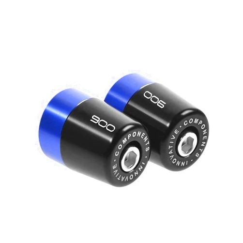 HAOPKDVU Compatible With KAWASAKI Z900 Z900 Z 900 2016-2024 Handlebar Grips Bar Ends Cap Counterweight Plug Slide 2024 2022 2021 2020 2019 Motorcycle(Blue)