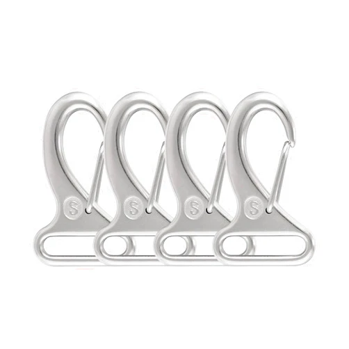 Shonan.Systems SHONAN Webbing Clips 1 Inch, Marine Grade Metal Buckles for Straps, Stainless Steel Strap Clips Snap Buckles for Straps
