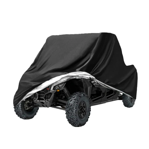 Szblnsm UTV Cover, 420D Waterproof Heavy Duty Rip-Stop Oxford Material for Polaris Suzuki Kawasaki Can Am Maverick Arctic Cat Textron 4-6 Passenger