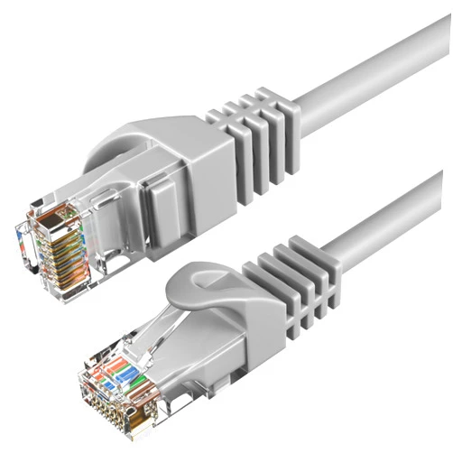 Cables Direct Online Cat6 25FT Network Ethernet Patch Cable, 550Mhz Internet Wire, Compatible with PC, Laptop, Modem, Router, TVs, Printer Cord, Consoles for Home and Office, Gray