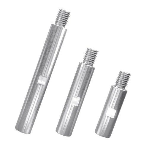 Luo ke 3 Pcs M14 Thread Angle Grinder Extension Connecting Rod Alloy Extender Shaft Set Accessories for Rotary Polisher Car Polisher Electric Polisher