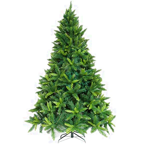 Potalay Artificial Christmas Tree Unlit 4,5,6,7.5 Feet Premium Hinged Spruce Full Tree(6 FT)