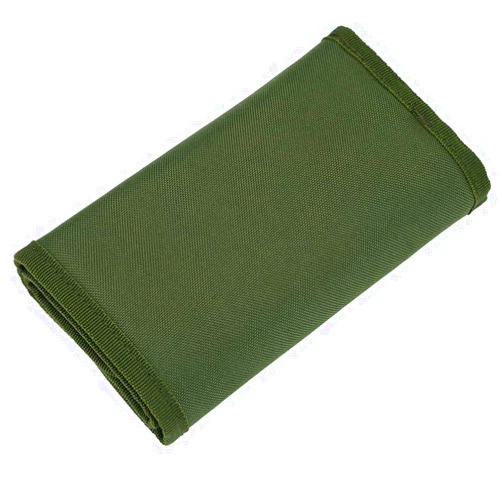 Vbestlife Fly Tying Tool Pouch Roll Up Fishing Accessory Case Nylon Artificial Lure Storage Bag Holder Fly Tying Tool Pouch Fly Tying Materials