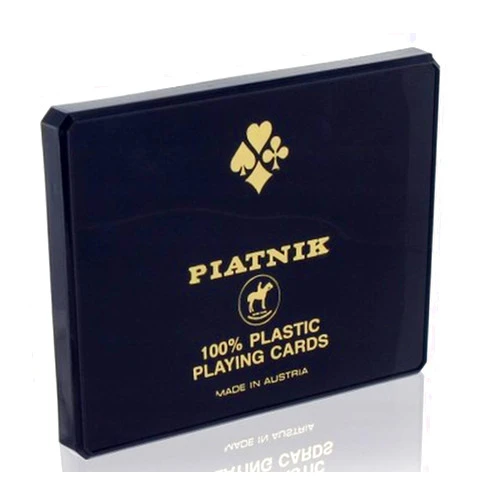 Gibsons Piatnik 100% Plastic Bridge Double Deck Playing Cards