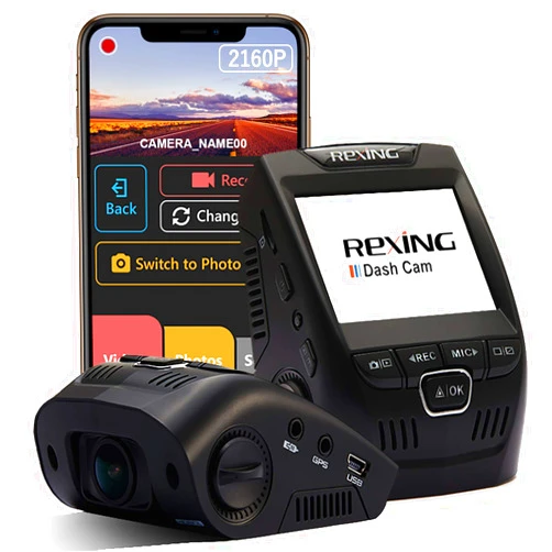 REXING V1 - 4K Ultra HD Car Dash Cam 2.4