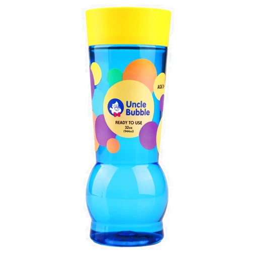 Uncle Bubble Water Refill - Ready to USE - High Performance Bubble Liquid. This Solution is Ready to Use and Makes Playing with Our Wands