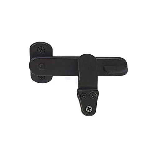 QCAA Solid Cast Brass Flip Latch Lock for Cabinet Door, Solid Cast Brass, 4