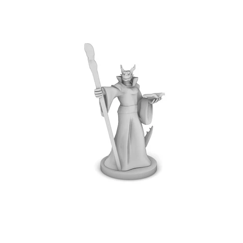 TDD MINIS Dragonborn Wizard Male Tabletop DND Gaming Miniature