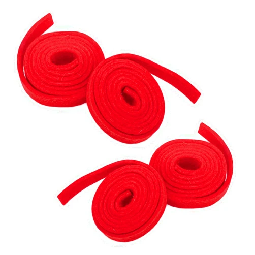 Yootones 4Pcs Yootones Piano Tuning Wool Felt Temperament Strip Professional Piano Tuner Tool Compatible with Repair The Piano (Red)