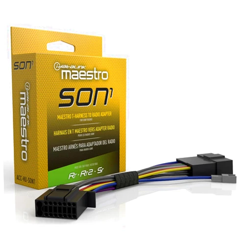Idatalink Maestro Acc-HU-SON1 Plug and Play Installation T-Harness for Select Sony Car Radios
