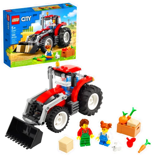 LEGO City Great Vehicles Tractor 60287 Building Toy Set for Kids, Boys, and Girls Ages 5+ (148 Pieces)