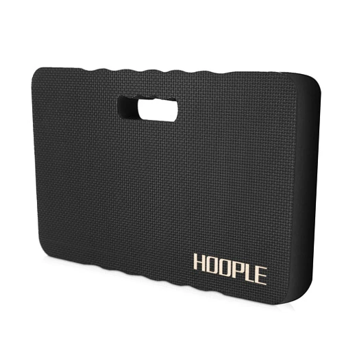 HOOPLE Extra Thick Kneeling Pad, Soft Foam Kneeling Cushion, Waterproof Gardening Knee Pads, Lightweight Knee Mat for Bathing, Workout Supplies, Exercise Yoga, Garden Work Gifts 17.5 x 11 x 1 in, Black