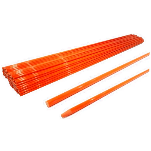 The ROP Shop Pack of 20 Driveway Markers, Rods, Stakes, Snow Poles, Orange Plain Fiberglass, 48 inches, 1/4 inch