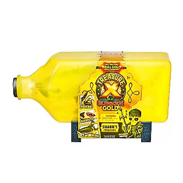 Treasure X Sunken Gold Shark's Treasure - Glow in The Dark Version - UNbox by Cracking The Bottle. Save The Treasure Hunter and Then dissect The Shark to find Your Treasure.